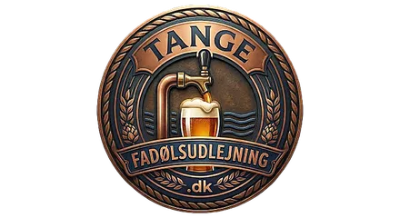 Tange Fadølsudlejning logo hvid