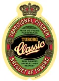 Tuborg Classic fadøl etiket